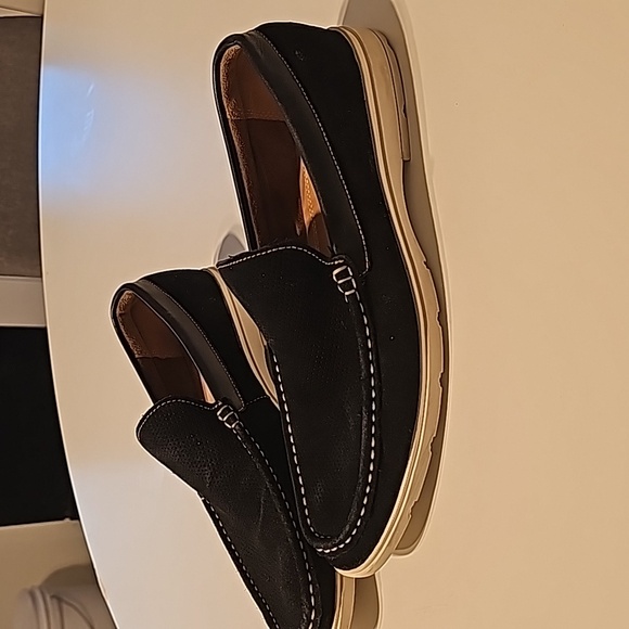 Steve Madden Maclin, Leather Upper Black Size 9 - Picture 2 of 6